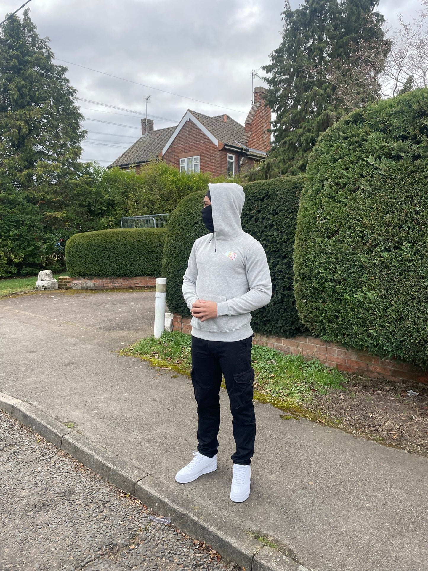 Hunnas Onto Thousands -  Official “£50 Notes” Hoodie - Black/Grey