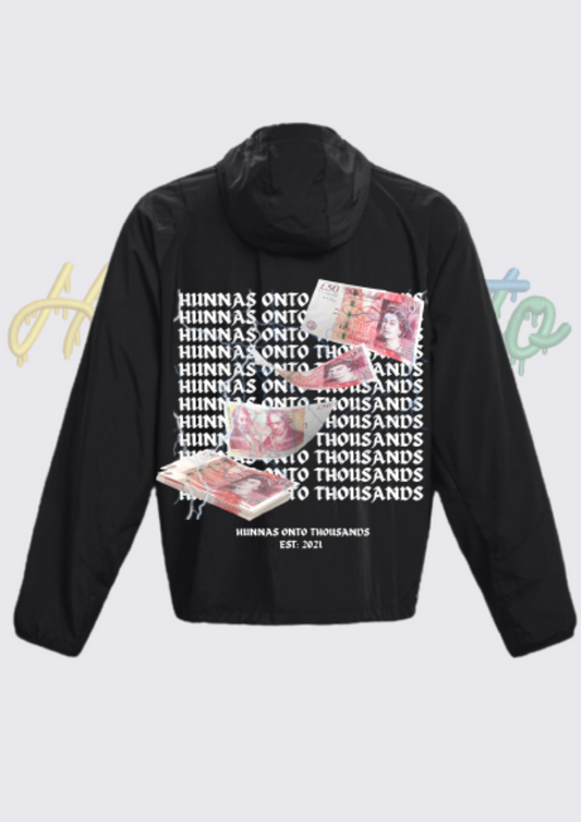 Hunnas Onto Thousands - Official “£50 Notes” Windbreaker Jacket